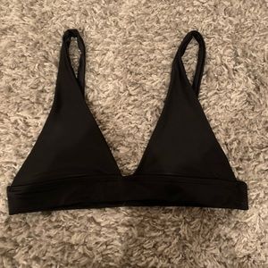 Plain Black Swim top